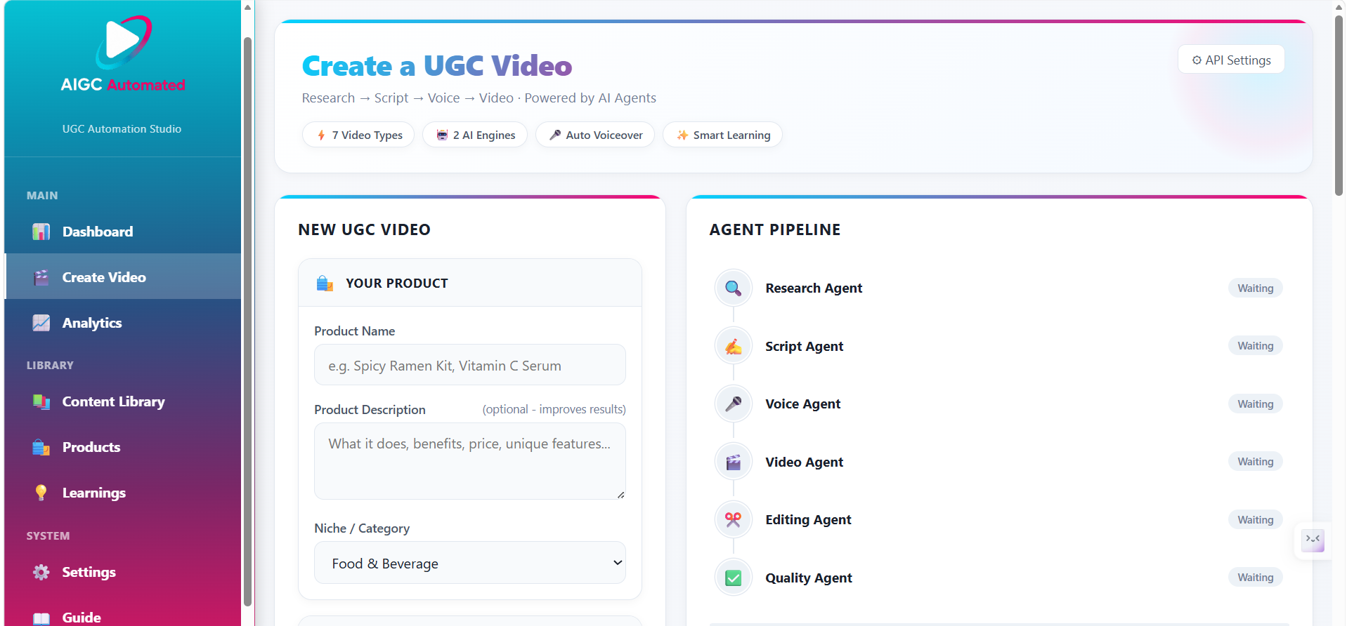 Create a UGC video
